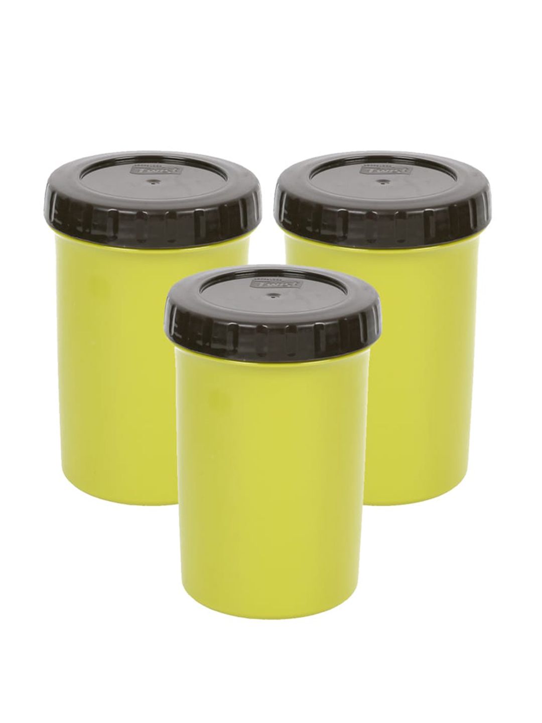 Lock & Lock Set of 3 Green Solid Plastic Kitchen Storage Containers Price in India