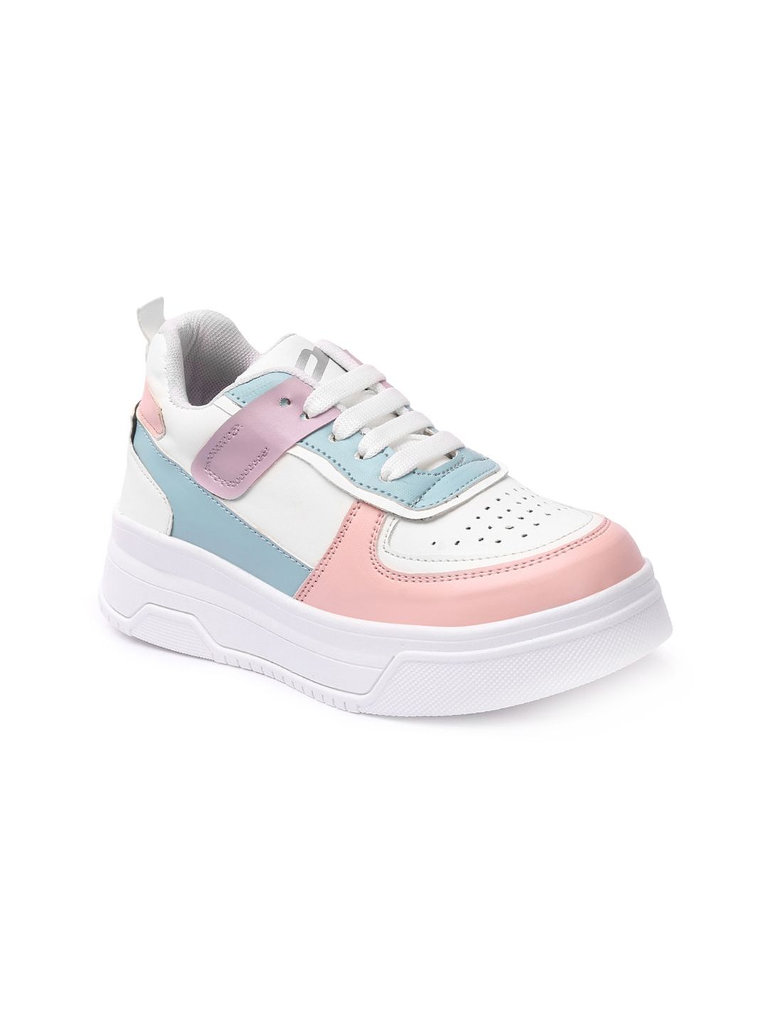 TRASE Women Pink Colourblocked Slip-On Sneakers Price in India