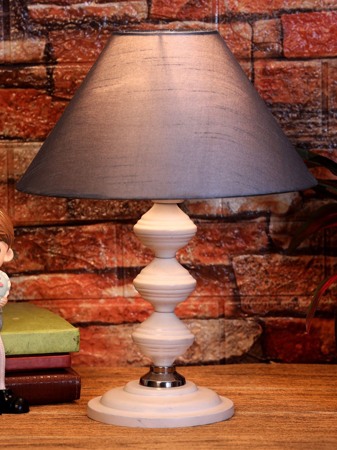 foziq White Solid Table Lamp Price in India
