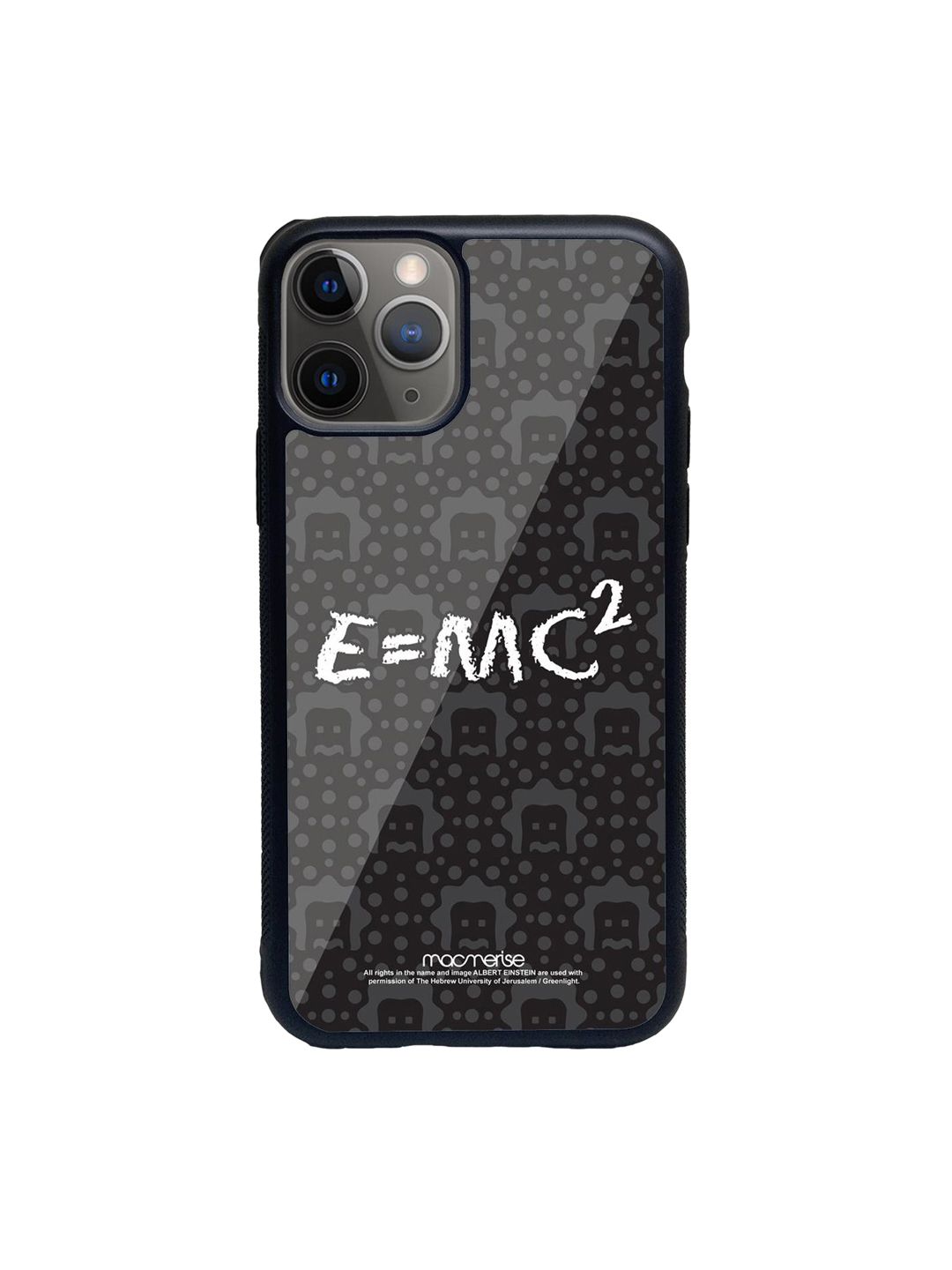 macmerise Black & White E is equal to MC Square iPhone 11 Pro Back Case Price in India