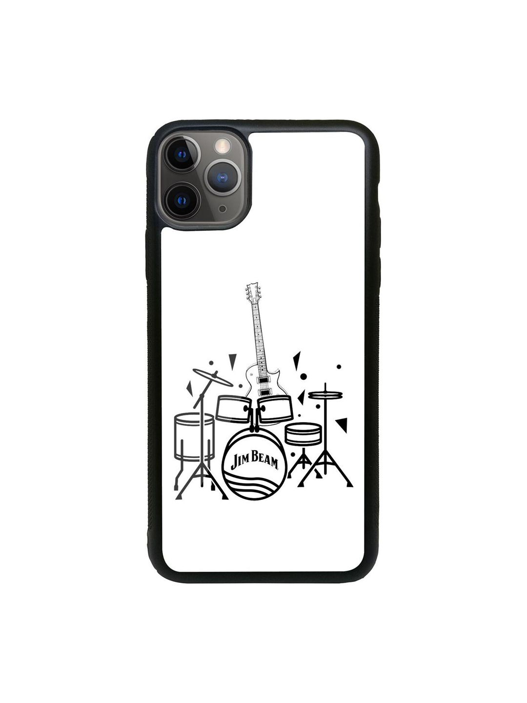 macmerise Black & White Jim Beam The Band iPhone 11 Pro Max Back Case Price in India