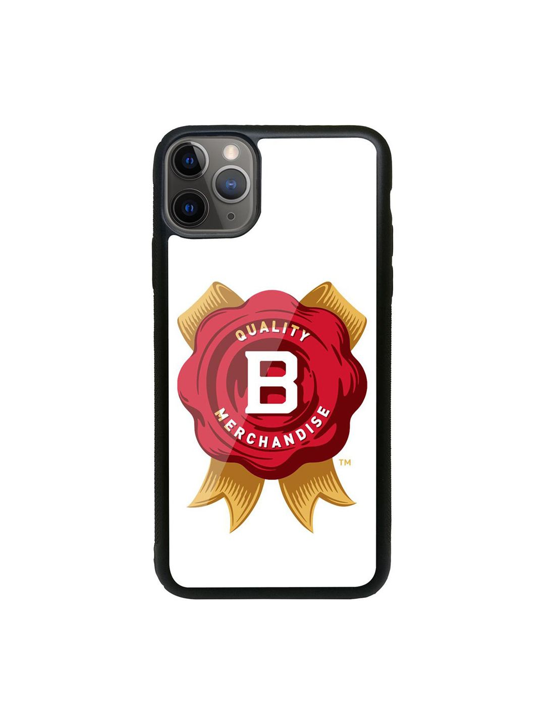 macmerise White & Red Jim Beam Rosette Printed iPhone 11 Pro Max Back Case Price in India