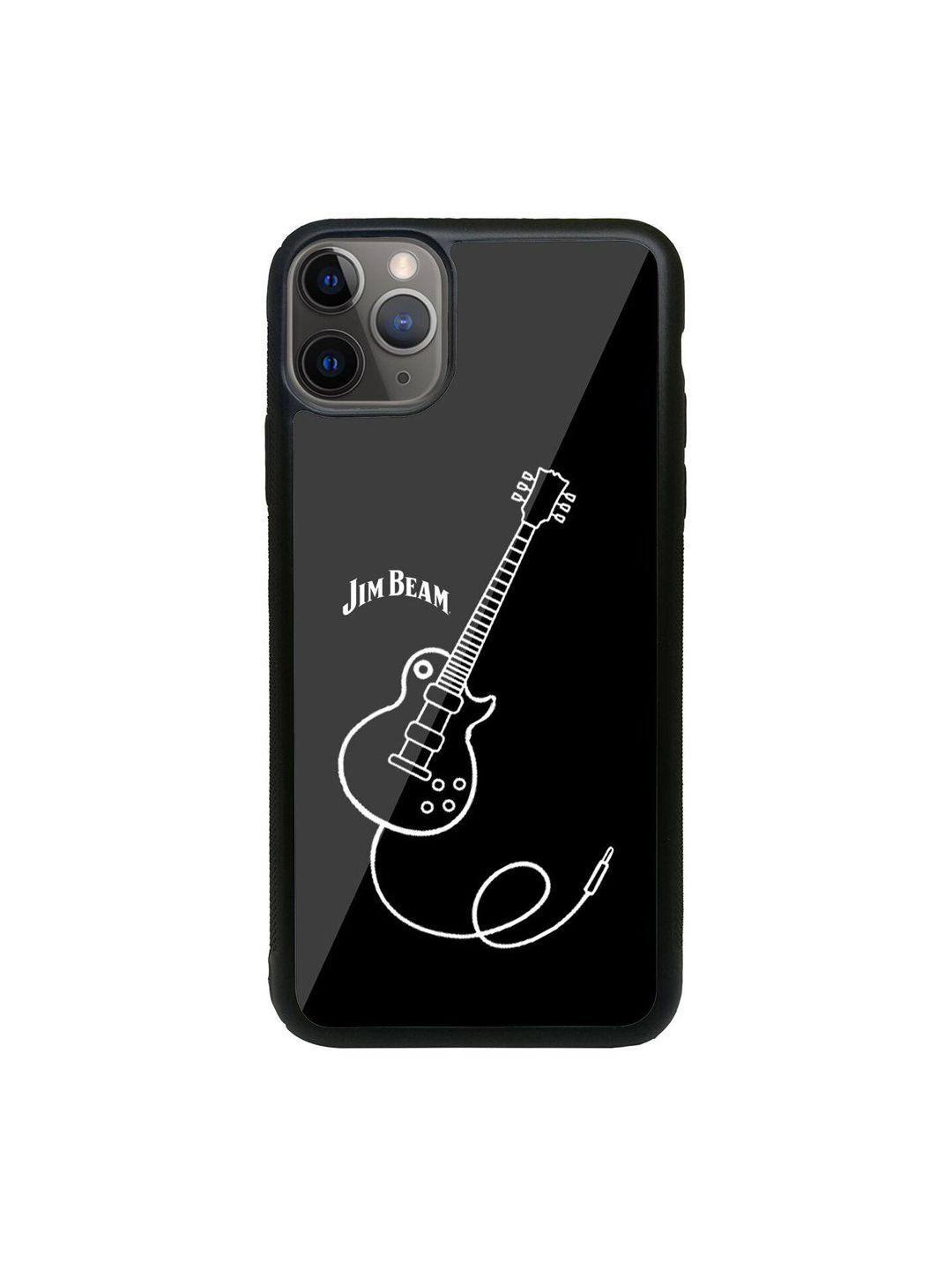 macmerise Black & White Jim Beam Rock On iPhone 11Pro Max Back Case Price in India