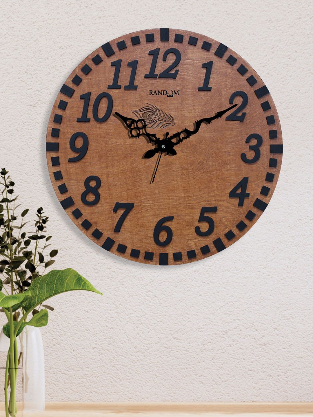 RANDOM Unisex Brown Clocks Price in India