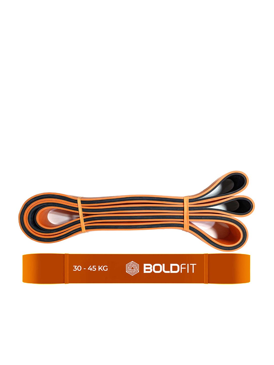 BOLDFIT BOLDFIT Orange  Solid Heavy Resistance Bands
