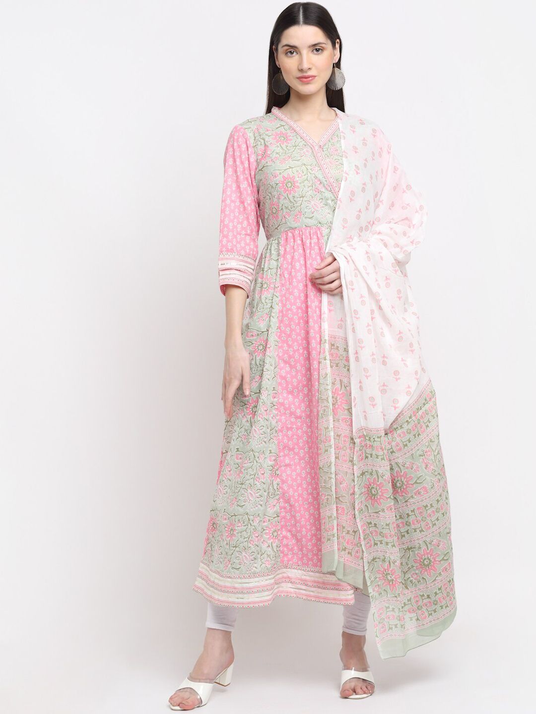 KALINI Women Pink Ethnic Dresses Price in India