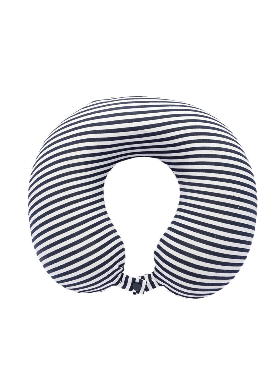 MARKET99 Blue & White Striped Neck Support Travel Pillow Price in India