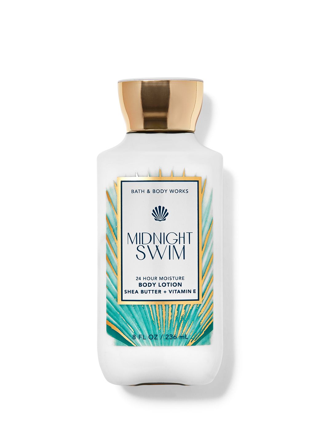 Bath & Body Works Midnight Swim 24 Hr Moisture Body Lotion with Shea Butter & Vit E-236 ml