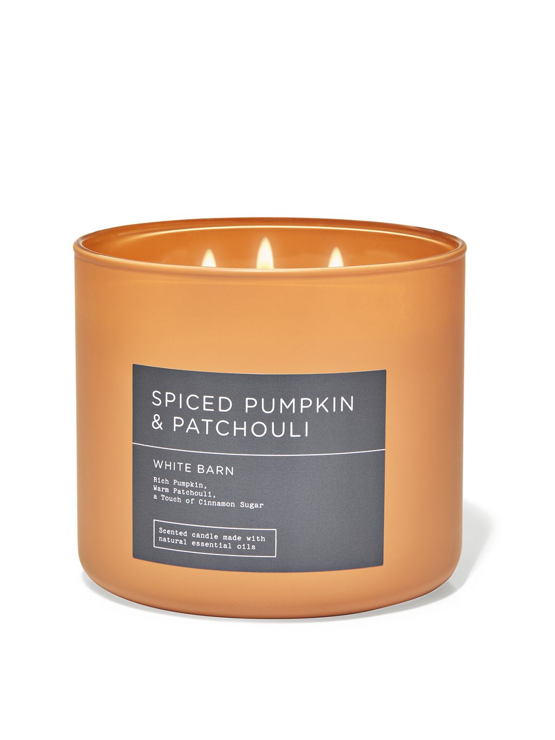 Bath & Body Works Spiced Pumpkin & Patchouli 3-Wick Scented Candle - 411g Price in India