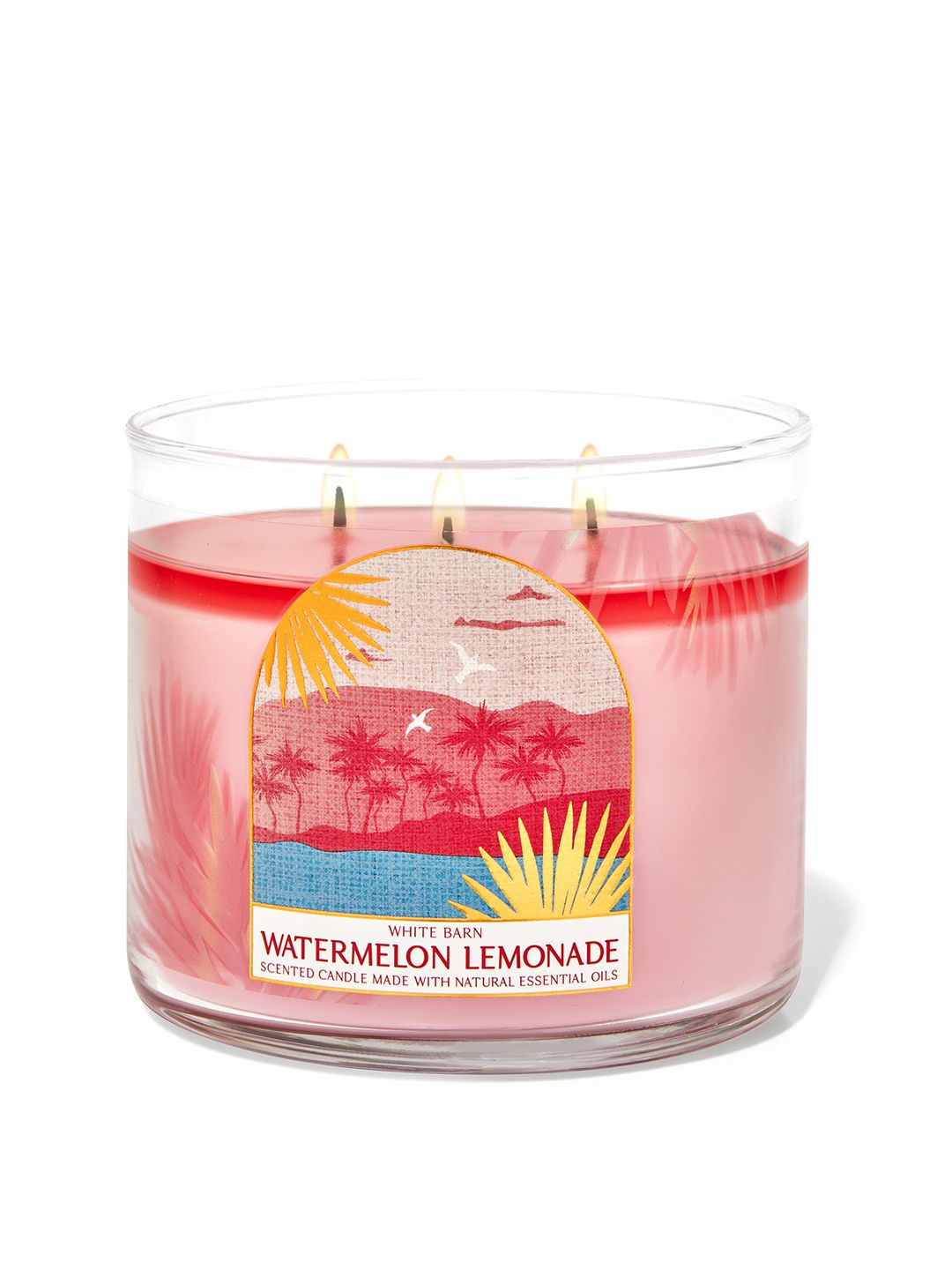 Bath & Body Works Watermelon Lemonade 3-Wick Scented Candle with Essential Oils - 411g Price in India