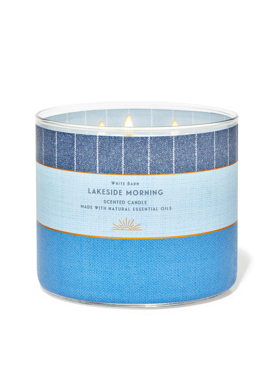 Bath & Body Works Lakeside Morning 3-Wick Scented Candle with Essential Oils - 411g Price in India