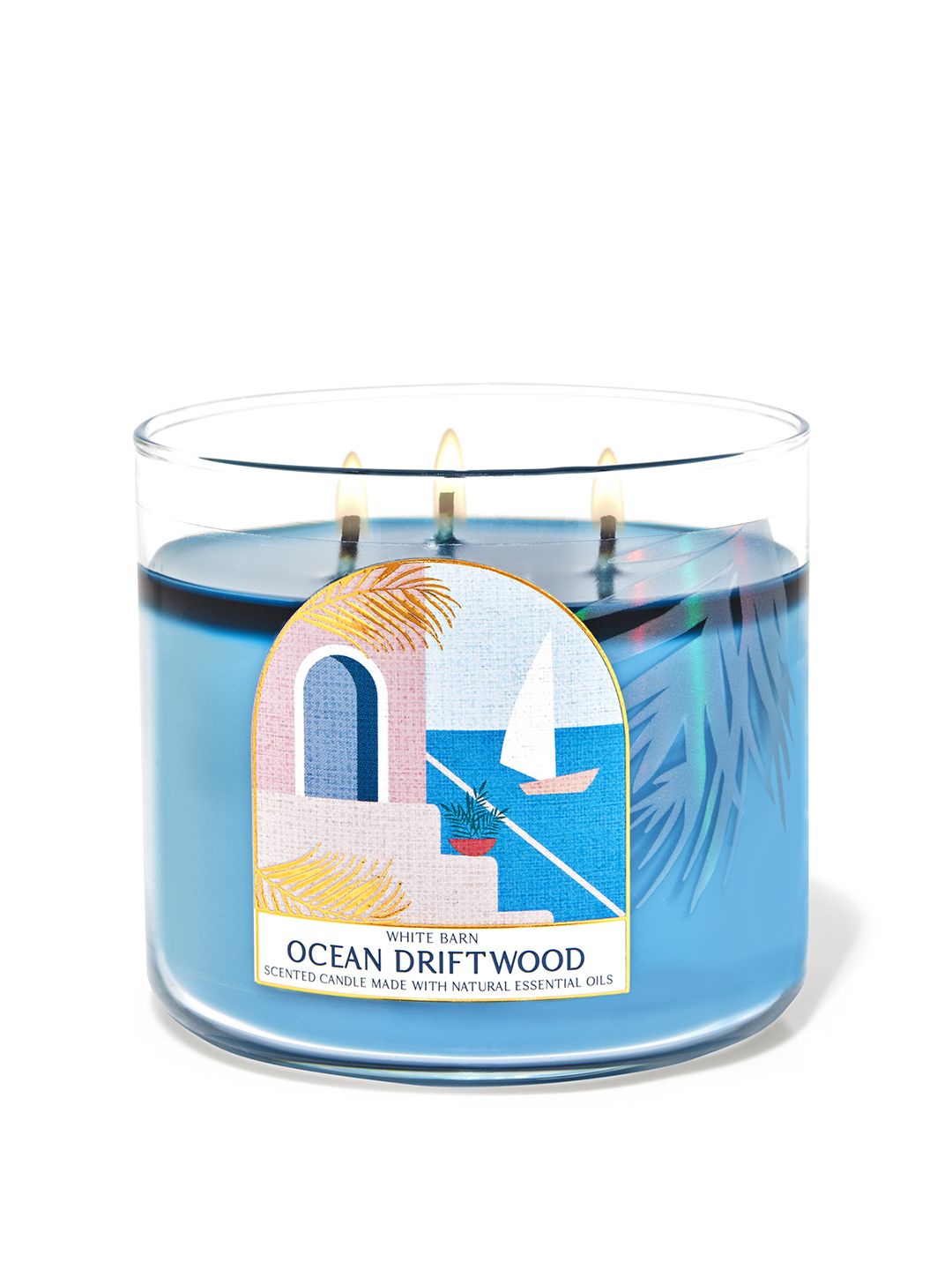 Bath & Body Works Ocean Driftwood 3-Wick Scented Candle with Essential Oils - 411g Price in India