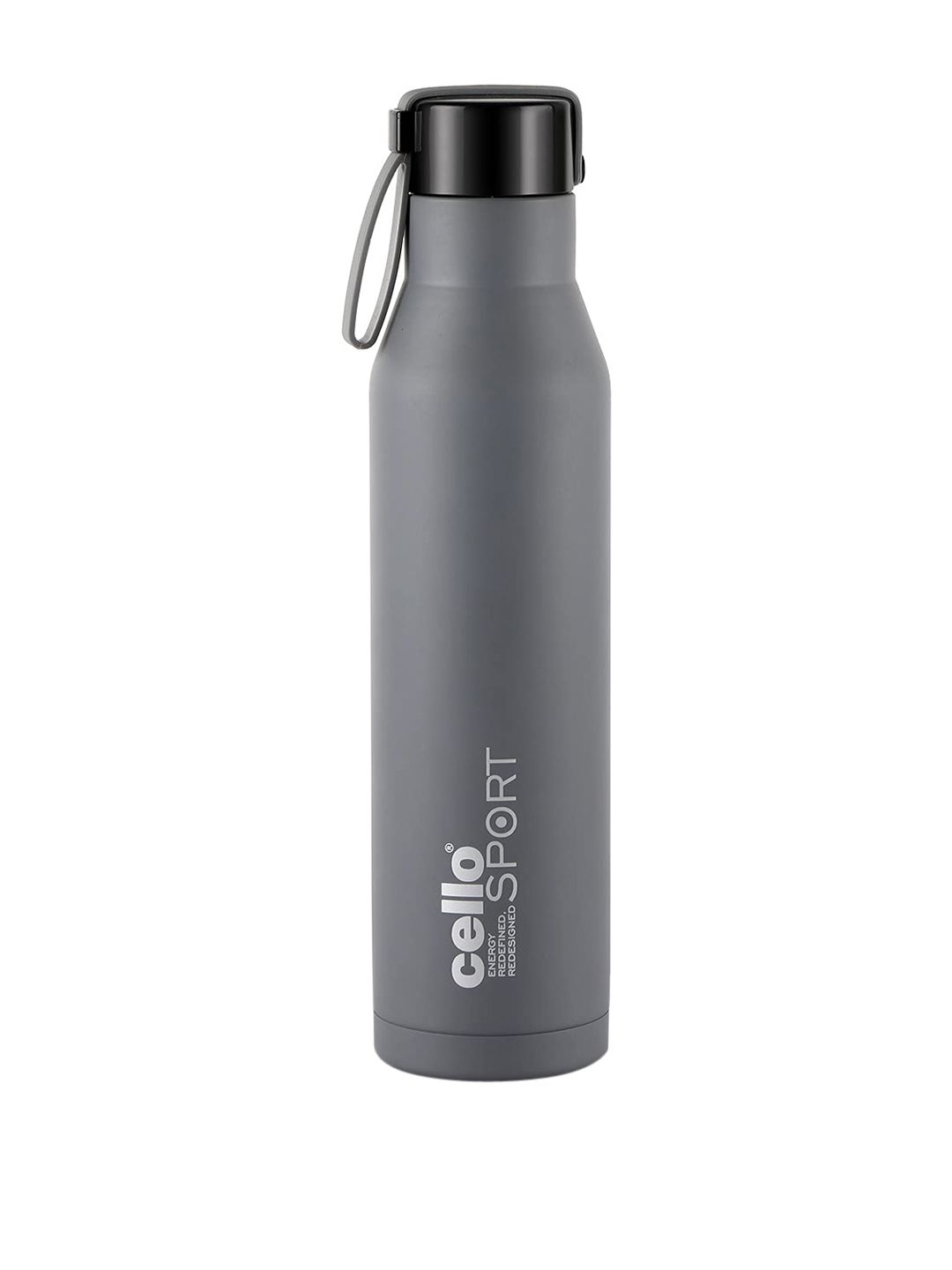 Cello Grey Solid Stainless Steel Water Bottle1000 ML Price in India