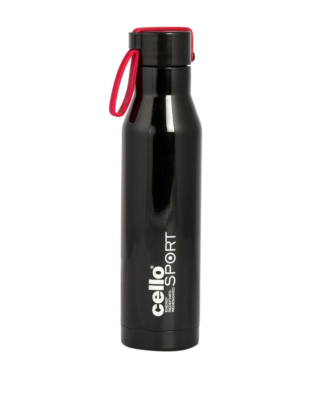 Cello Black Solid Double Wall Vacuum Insulated Stainless Steel Water Bottle Price in India
