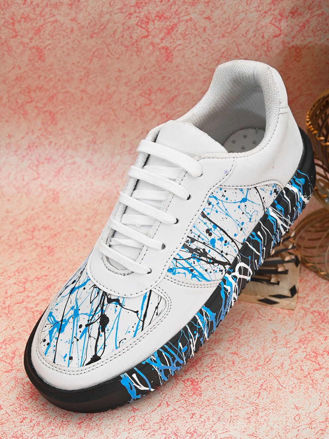 Roadster Women White Printed Casual Sneakers Price in India