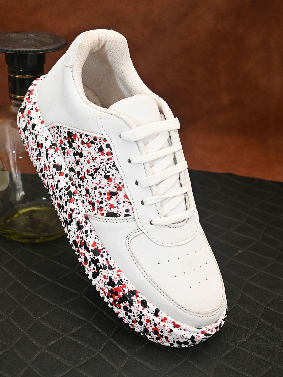 Roadster Women White Printed Casual Sneakers Price in India