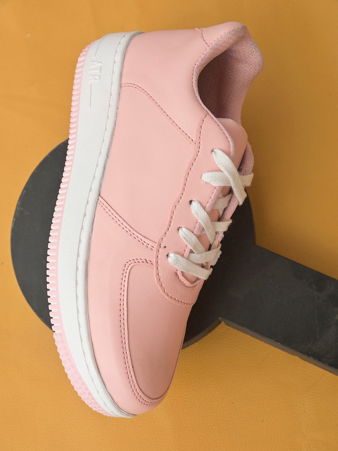Roadster Women Pink Solid Casual Sneakers Price in India