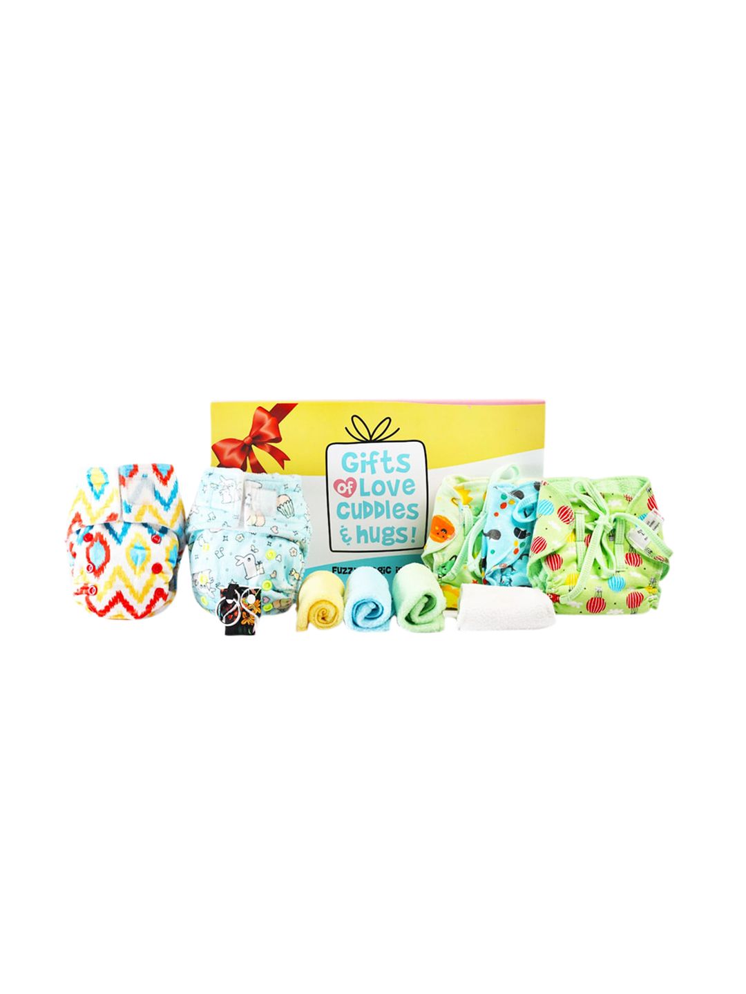 SuperBottoms Multicolored Printed Set Of 12 Baby Care Products