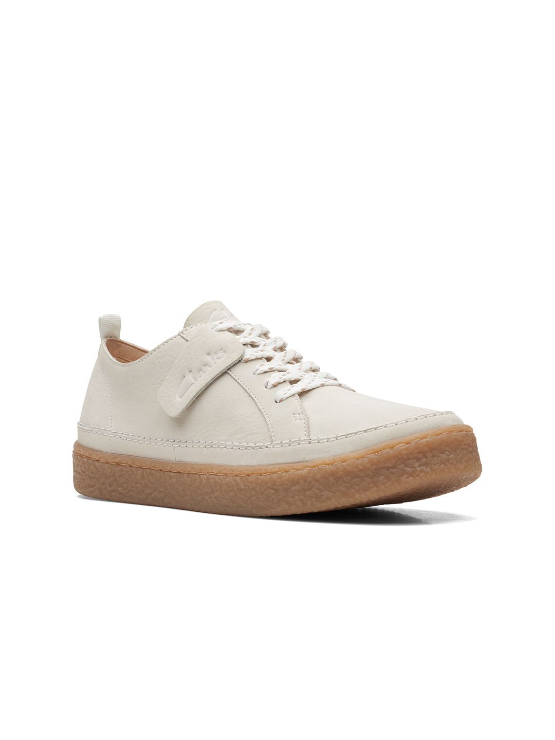 Clarks Women White Leather Sneakers Price in India