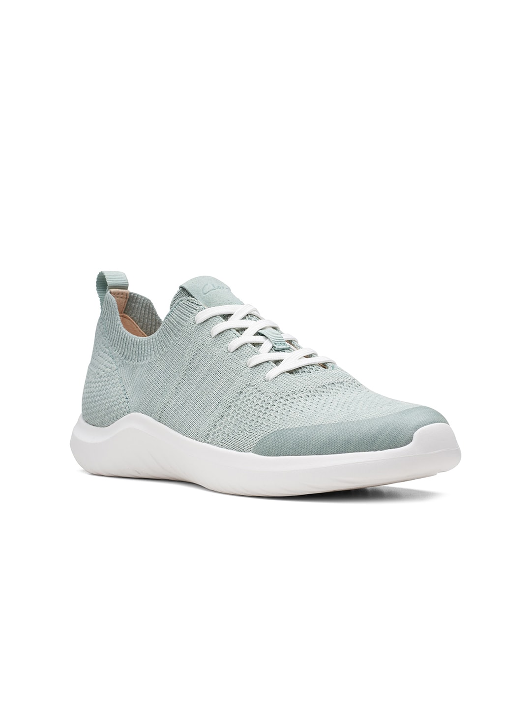 Clarks Women Woven Design Textile Lace-Ups Sneakers Price in India