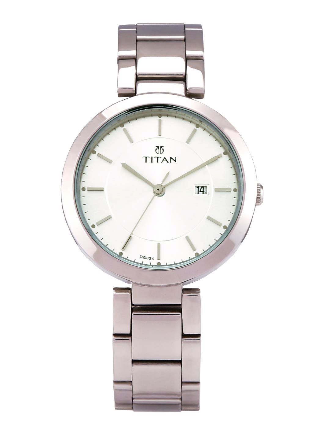 Titan Women White Analogue Watch 2480SM07 Price in India