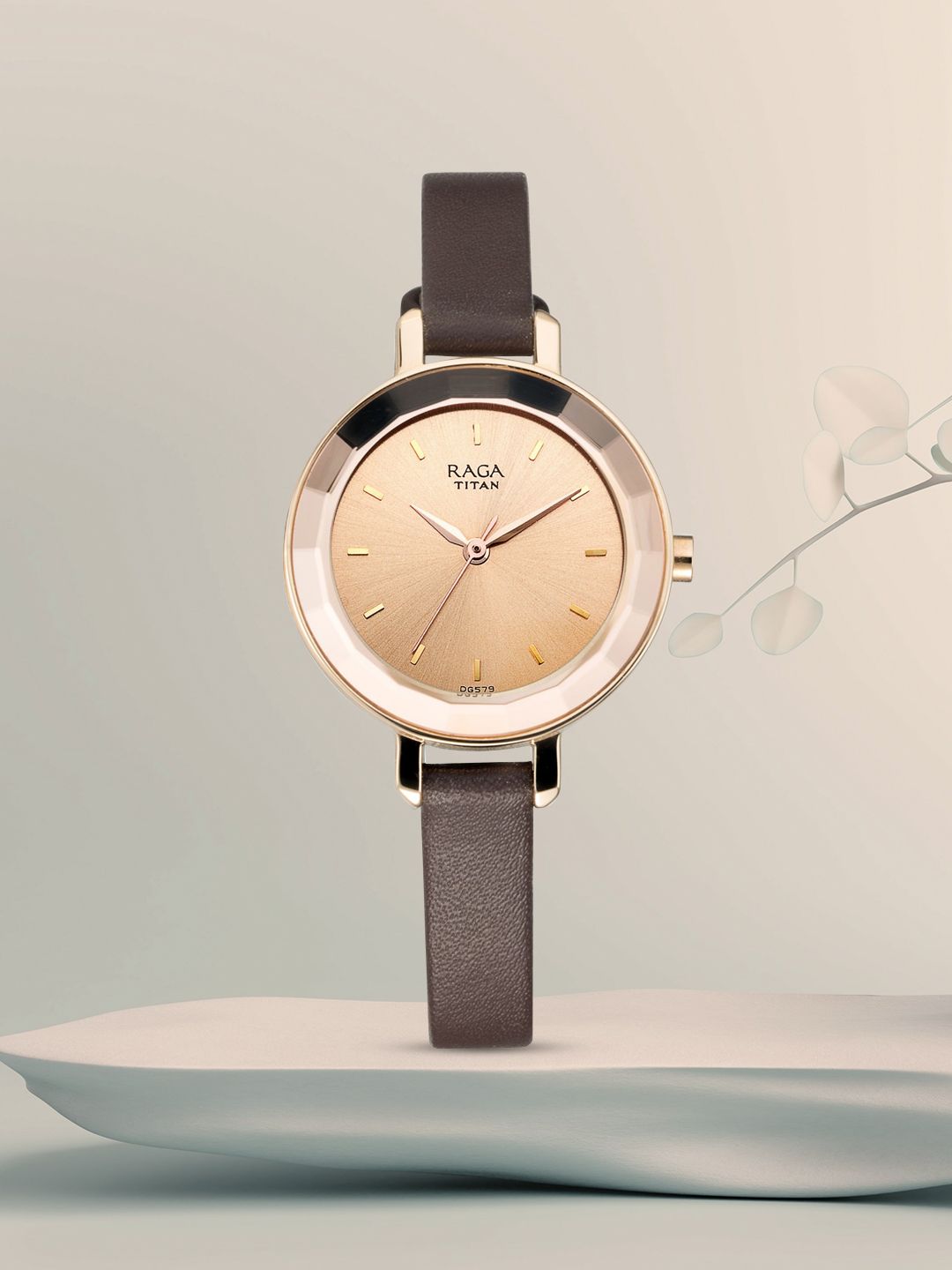 Titan Titan Raga Viva Quartz Analog With Rose Gold Dial Watch For Women - Nt2575wl01