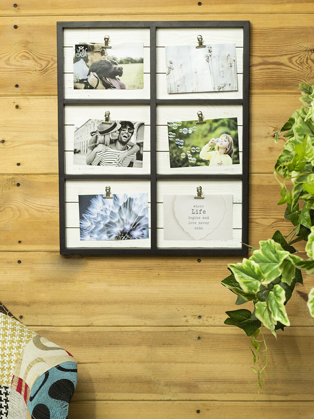 MARKET99 Black Solid Wall Photo Frame Price in India