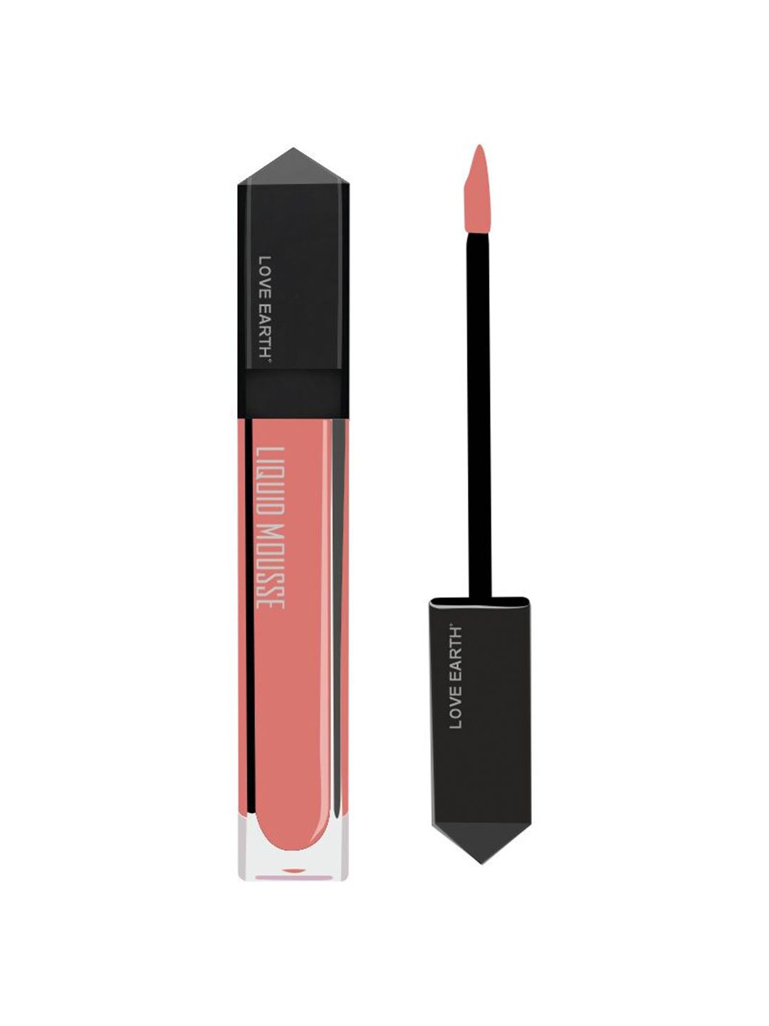 LOVE EARTH Lightweight Matte Liquid Mousse Lipstick 6ml - Pink Lady