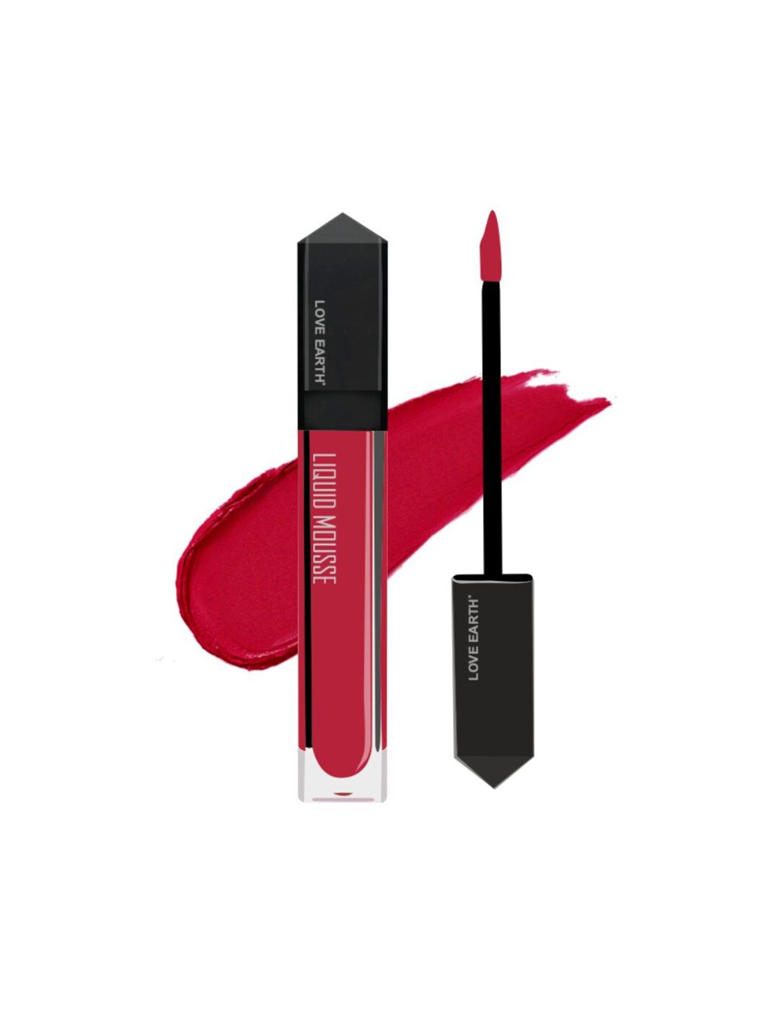 LOVE EARTH Lightweight Matte Liquid Mousse Lipstick 6ml - Spicy Sangria