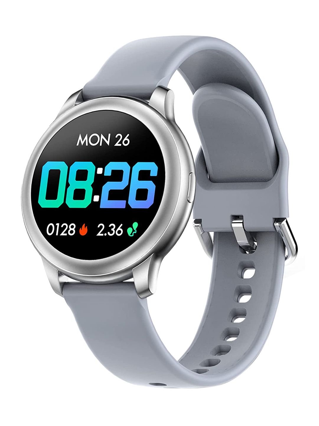 Timex Grey Solid Smart Watch TWTXW202T
