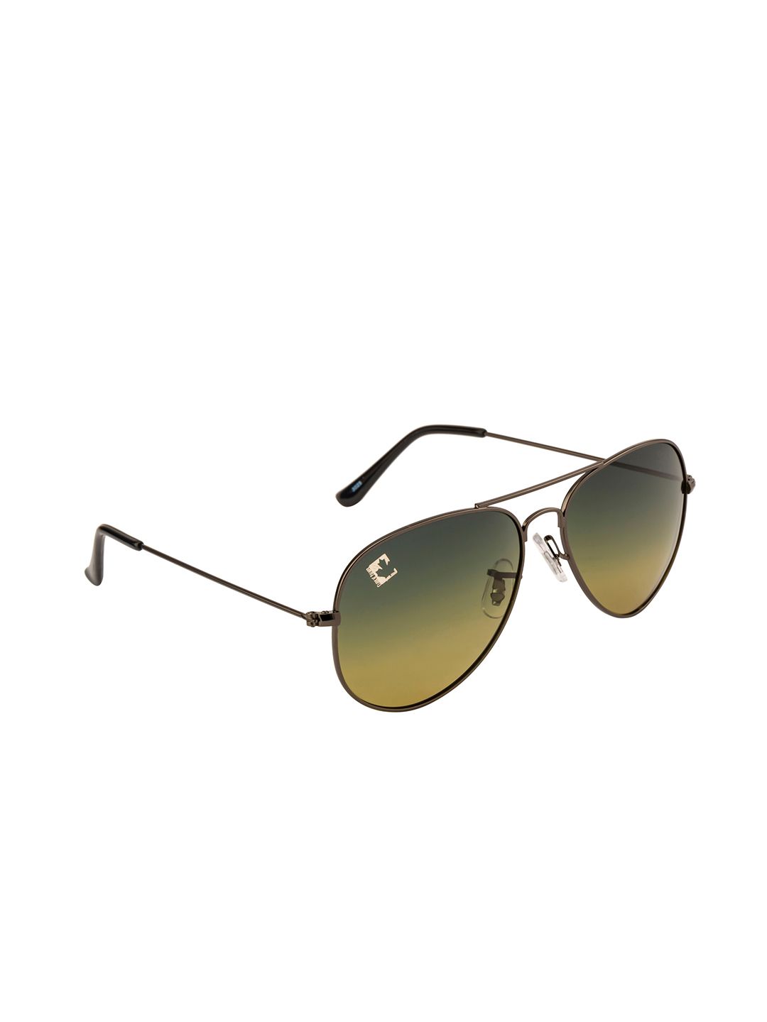 Clark N Palmer Unisex Aviator Sunglasses with Polarised and UV Protected Lens CNP-SBN-864