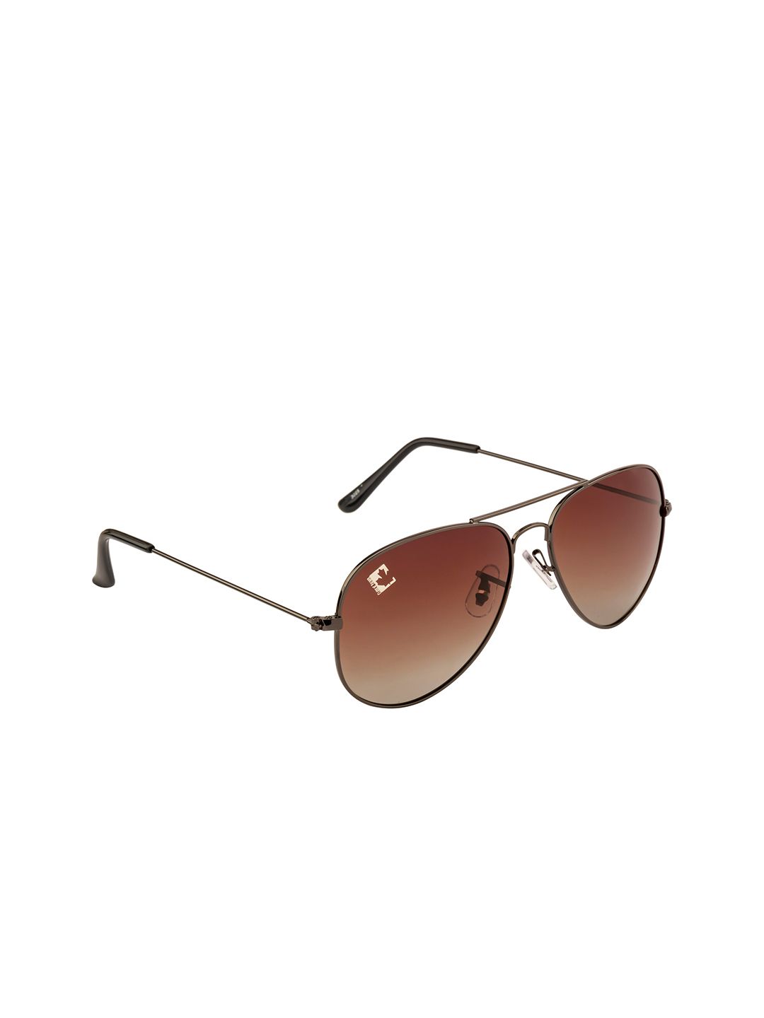 Clark N Palmer Unisex Aviator Sunglasses with Polarised and UV Protected Lens CNP-SBN-861