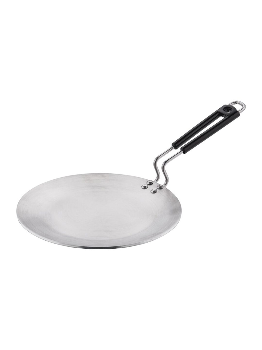 Vinod Silver-Toned Platinum Triply Induction Friendly Stainless Steel Tawa Price in India