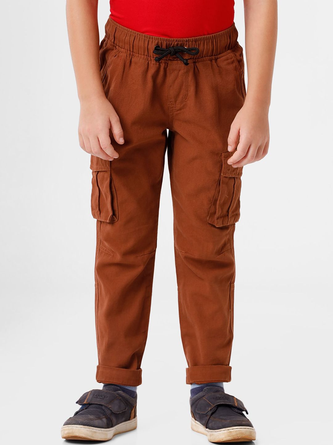 KATE & OSCAR Boys Rust Cargos Trousers