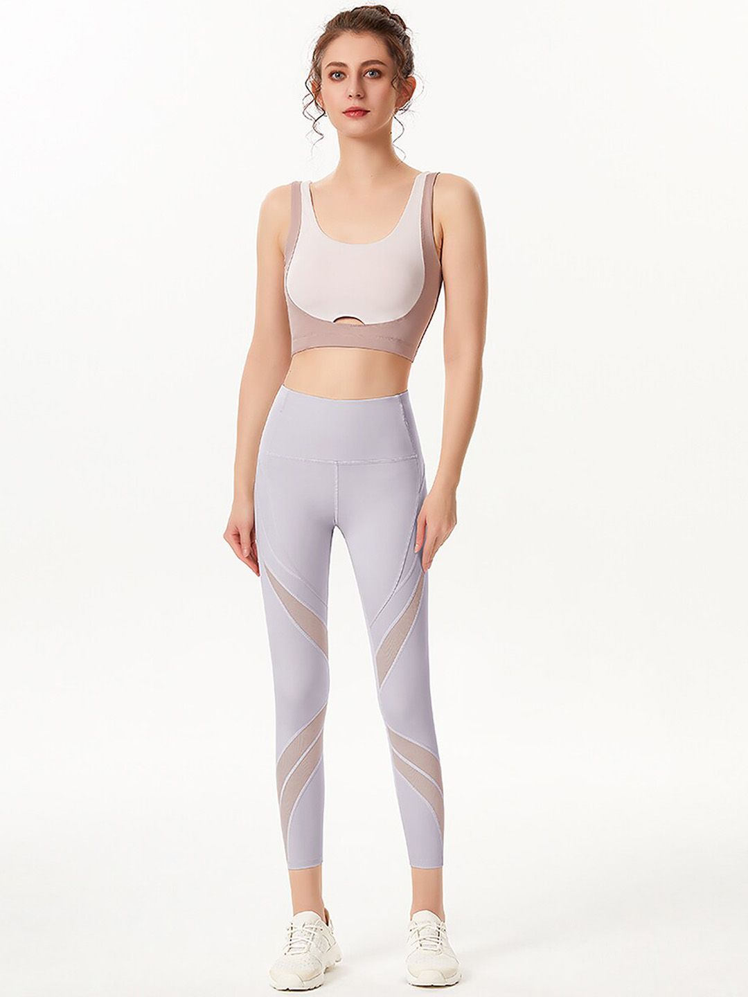 JC Collection Women Grey Solid Dry Fit Tights Price in India