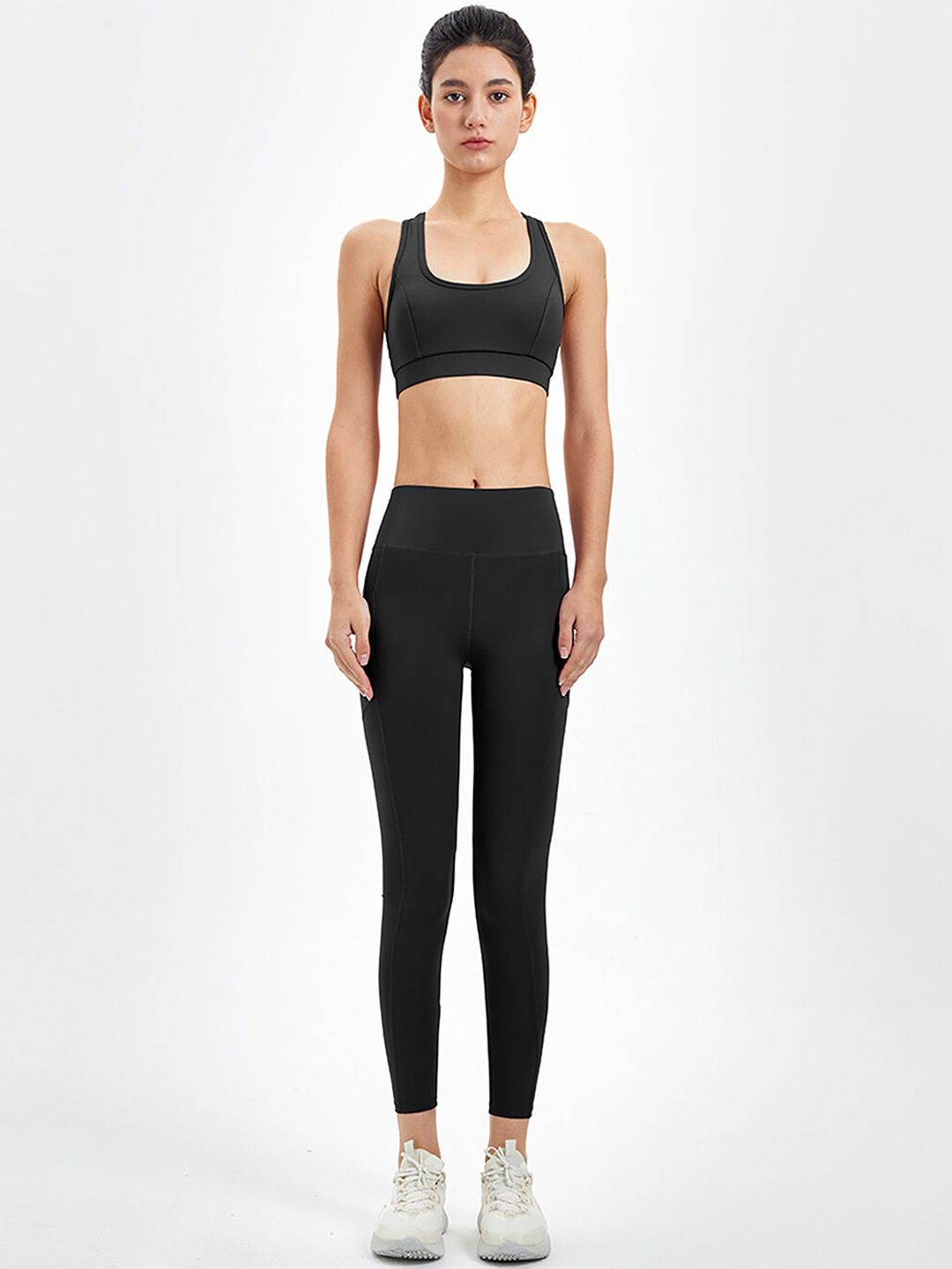 JC Collection Women Black Solid Sports Tracksuits Price in India