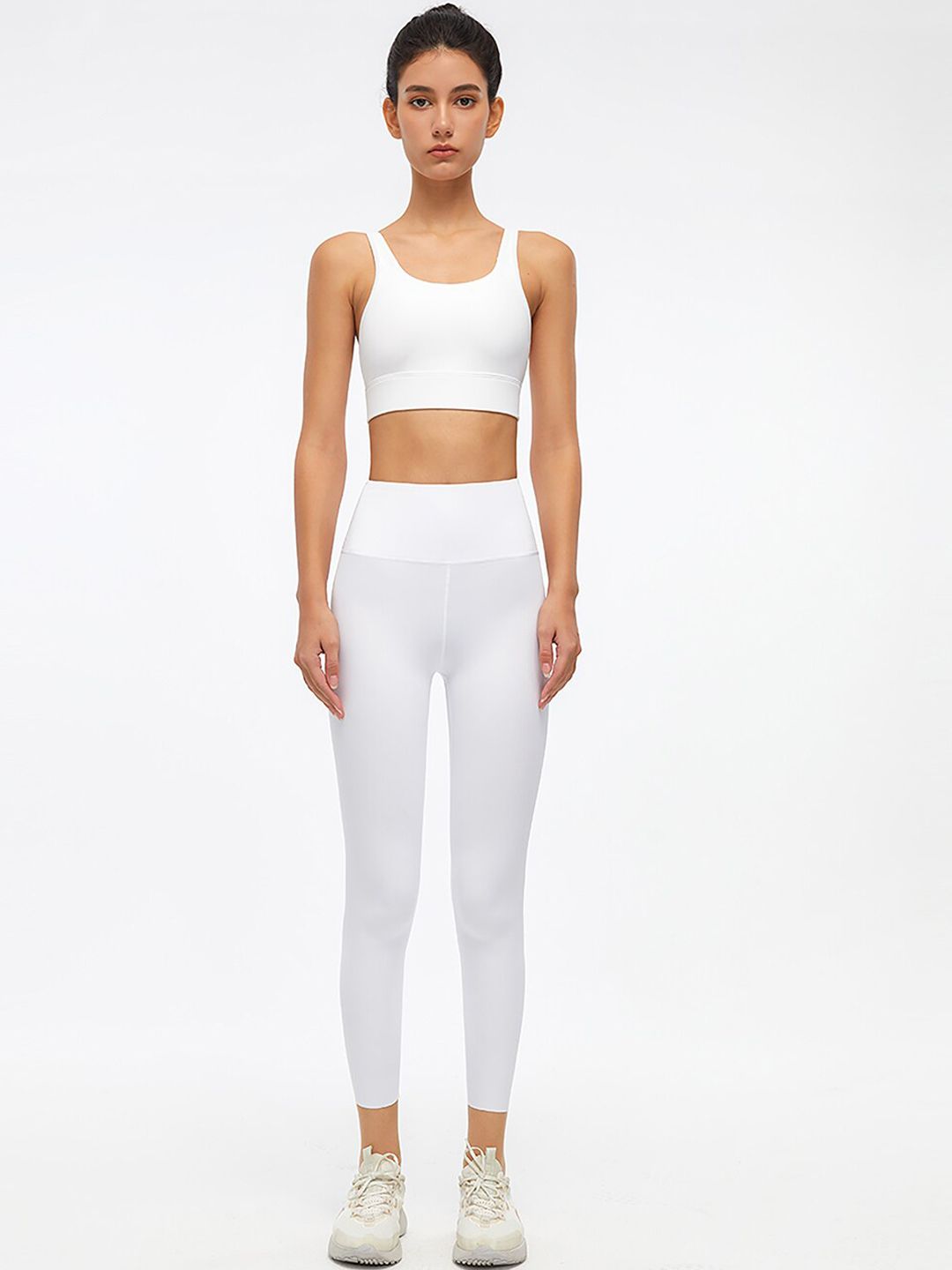 JC Collection Women White Solid Sports Tracksuit Price in India
