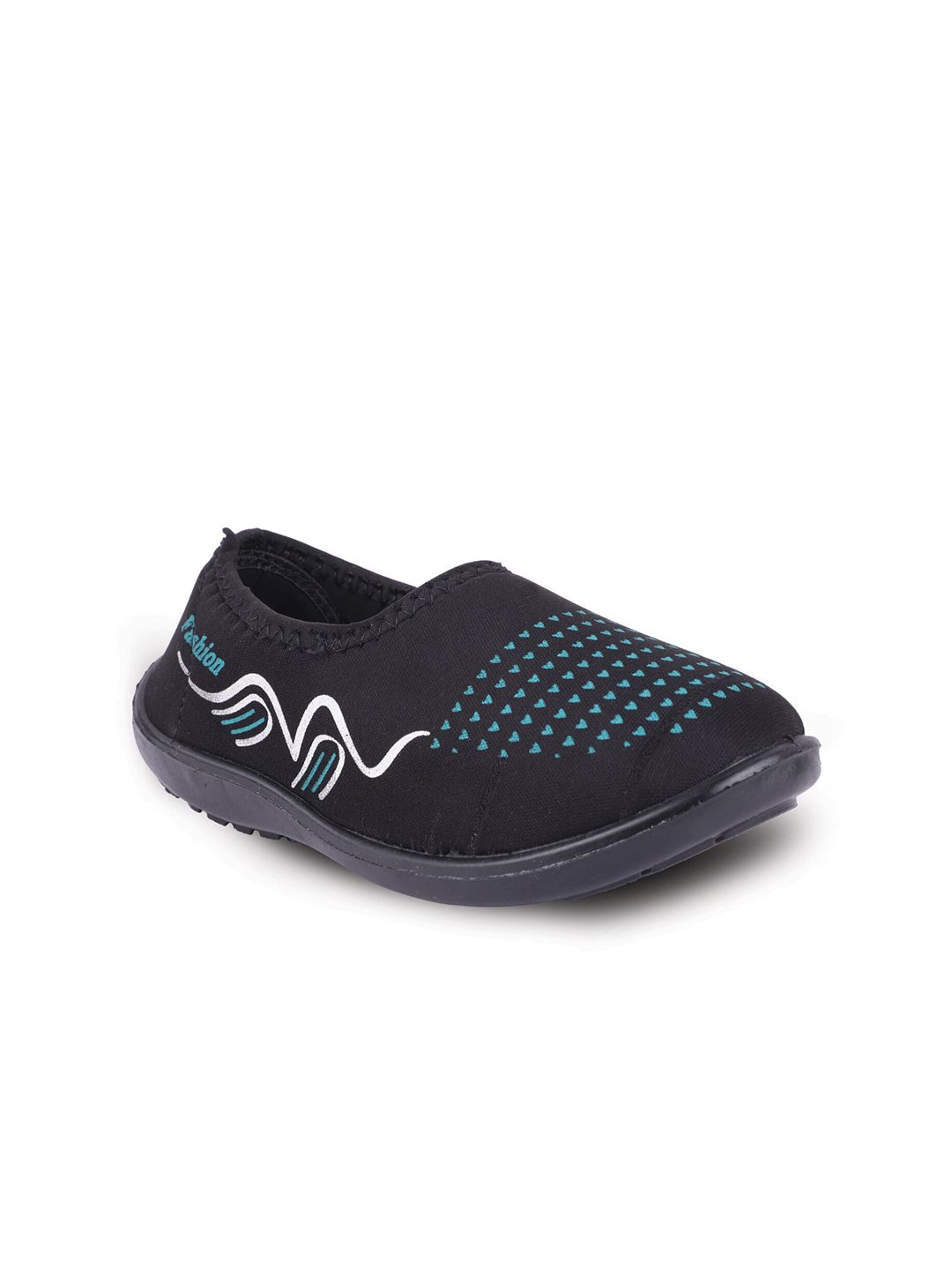 FABBMATE Women Black Walking Non-Marking Shoes Price in India