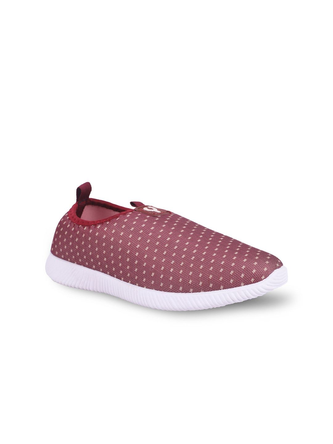 FABBMATE Women Red Walking Non-Marking Shoes Price in India