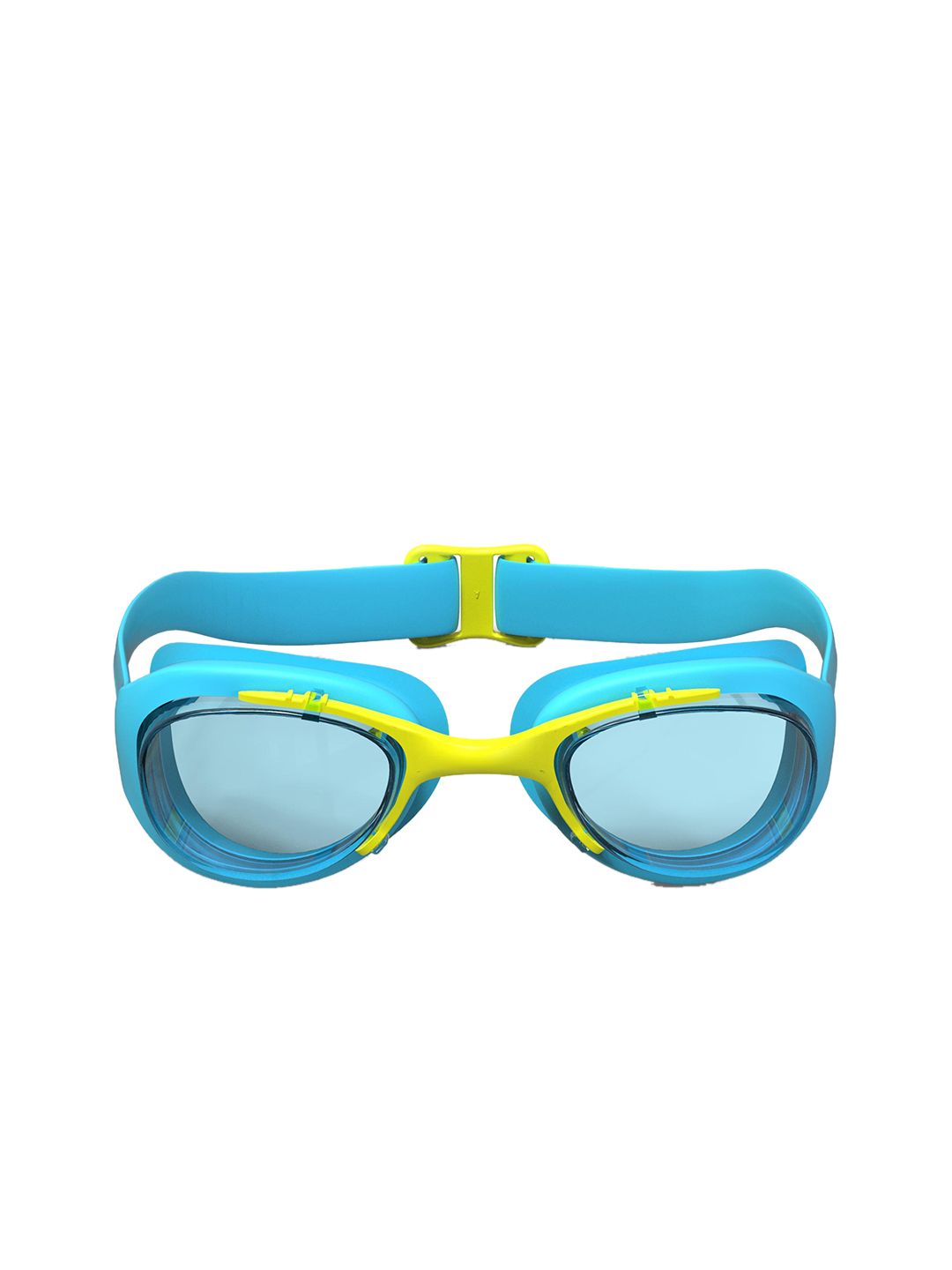 Decathlon Kids Blue and Yellow Sun Protection Swimming Goggles
