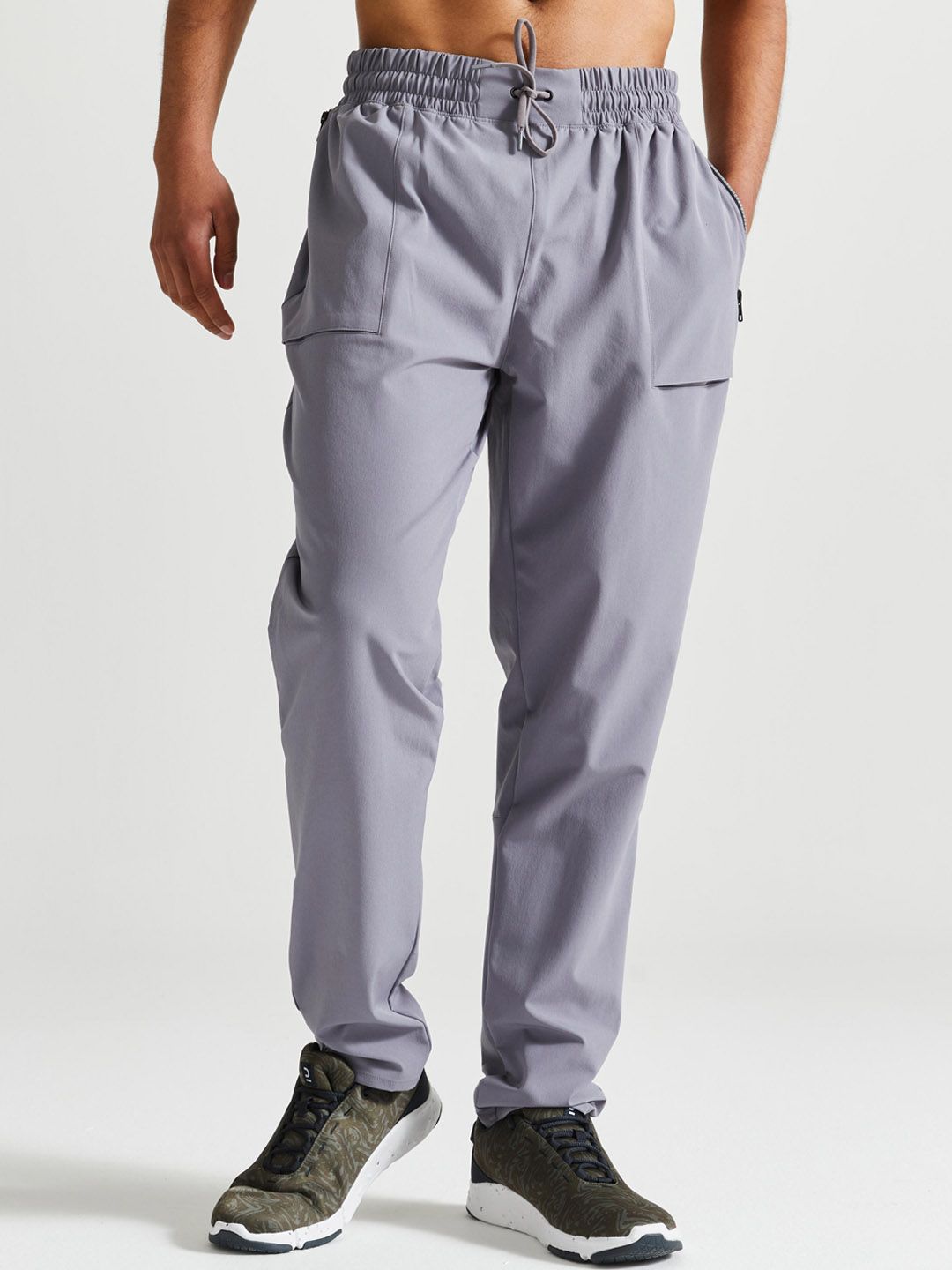Decathlon DOMYOS - Men Grey Solid Track Pants