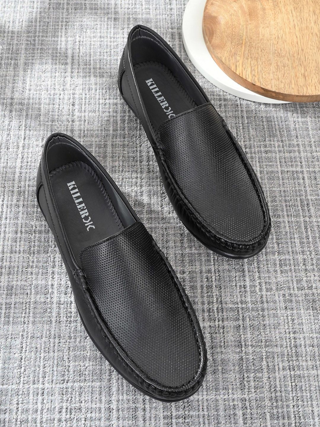 Killer Men Textured Driving Loafers Casual Shoes