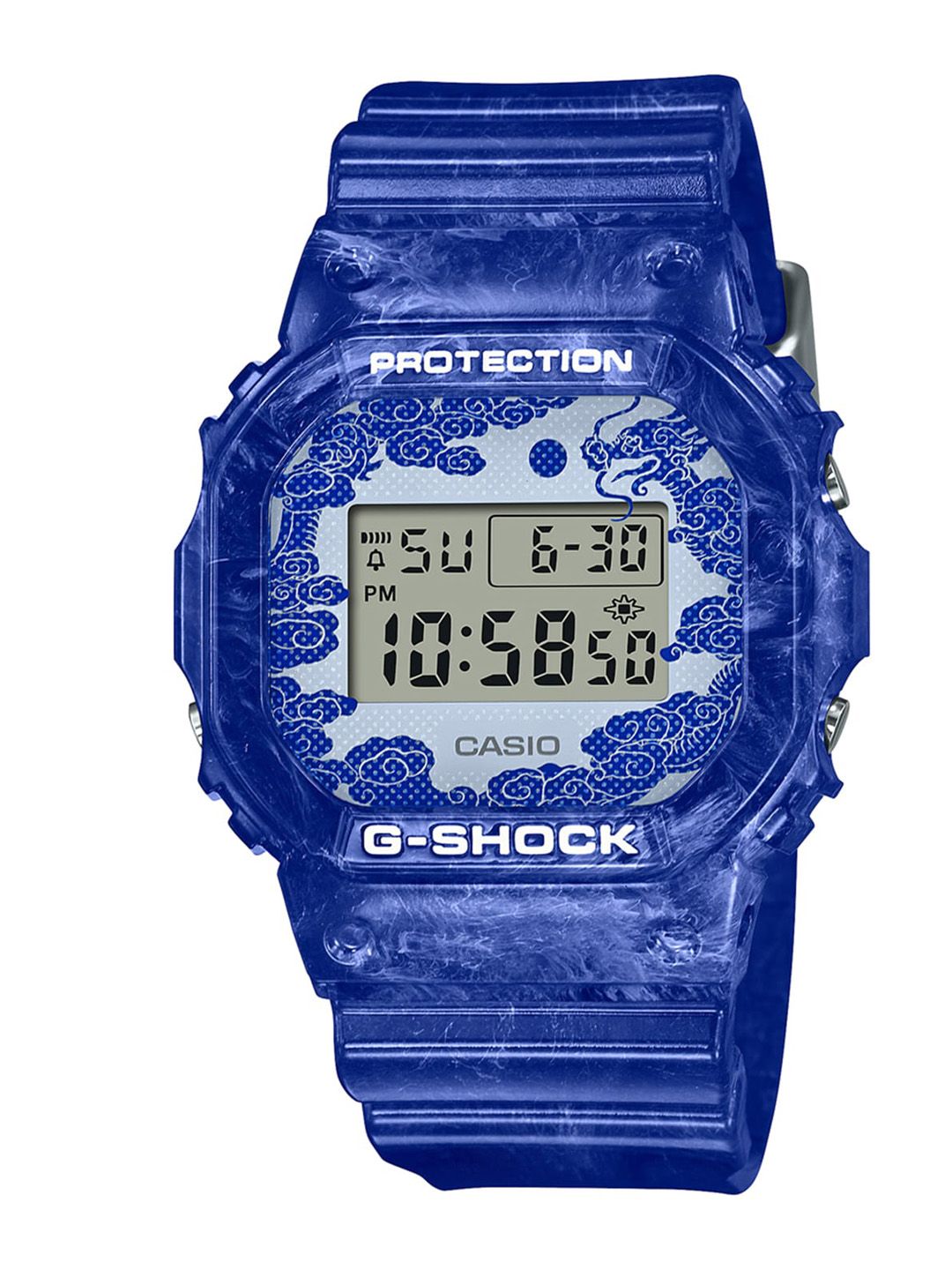 Buy CASIO G-Shock Patterned Digital Watch G1255 DW-5600BWP-2DR
