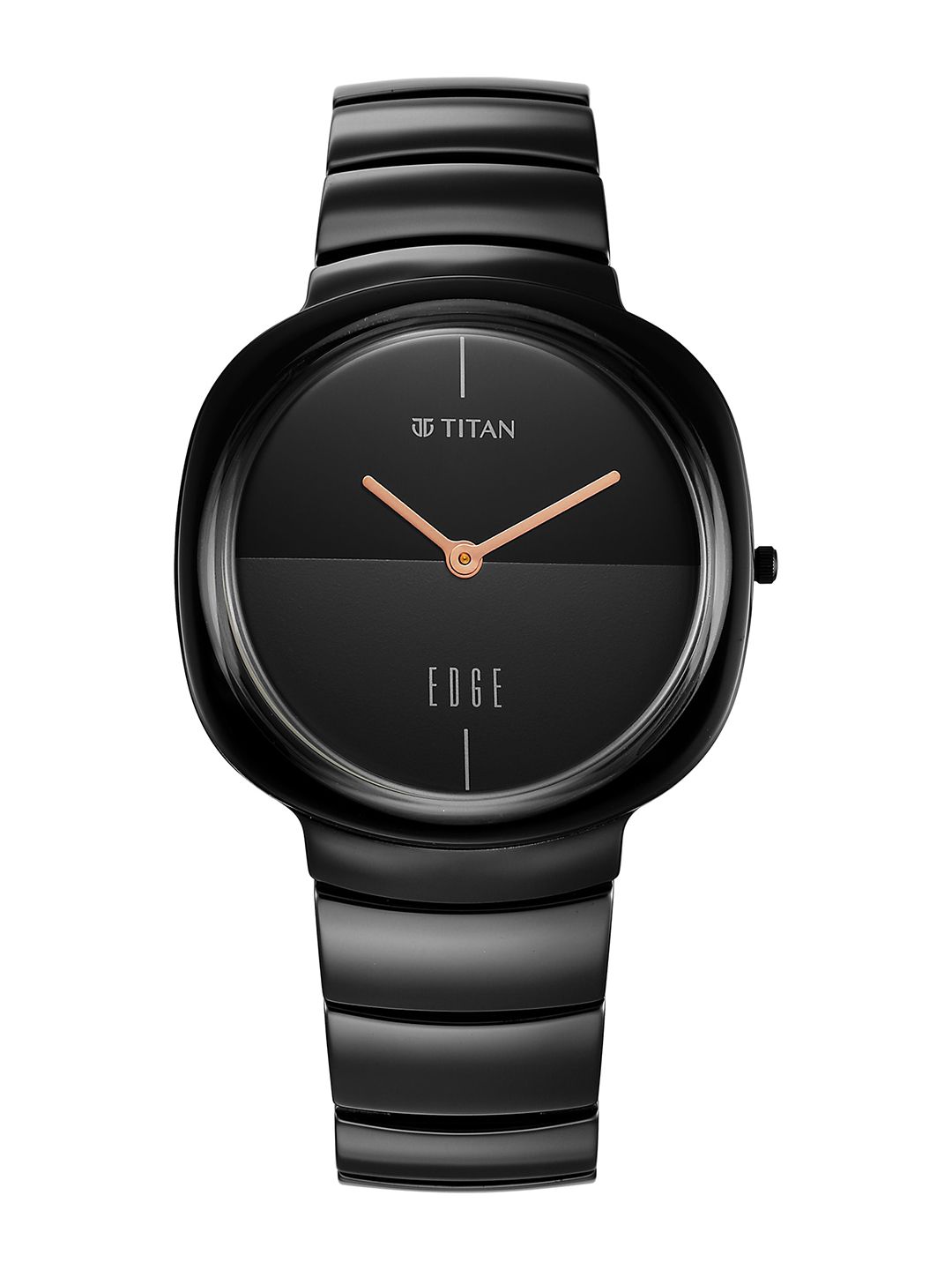 Titan Titan Edge Squircle Quartz Analog With Black Dial Unisex Watch - Nt1841nc01