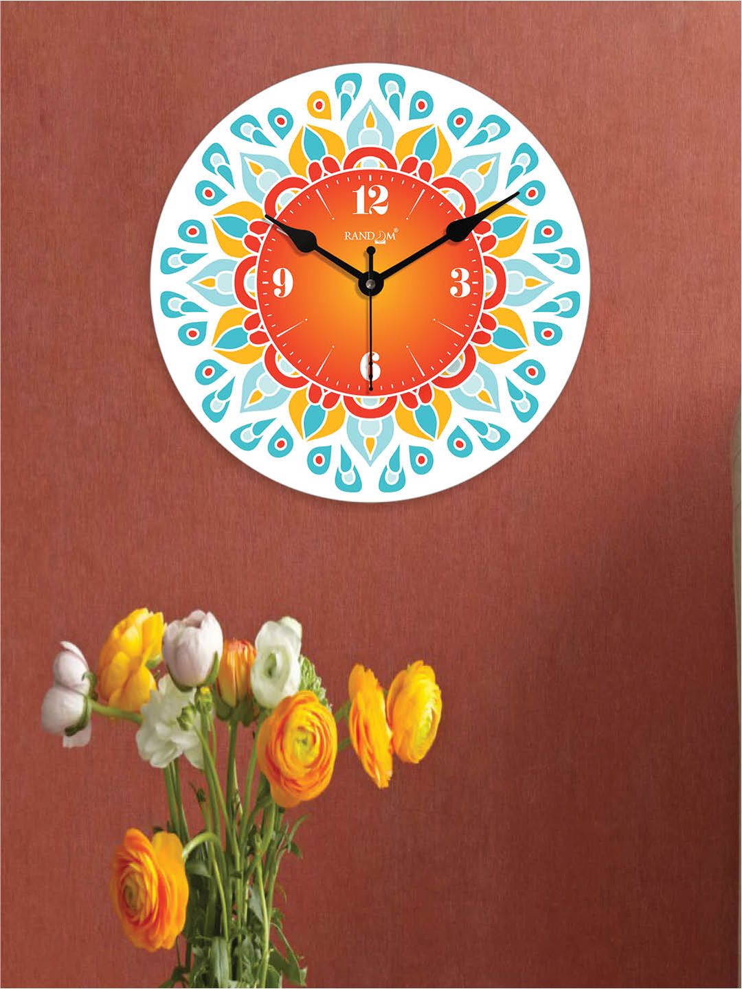 RANDOM Printed Contemporary Wall Clock Price in India