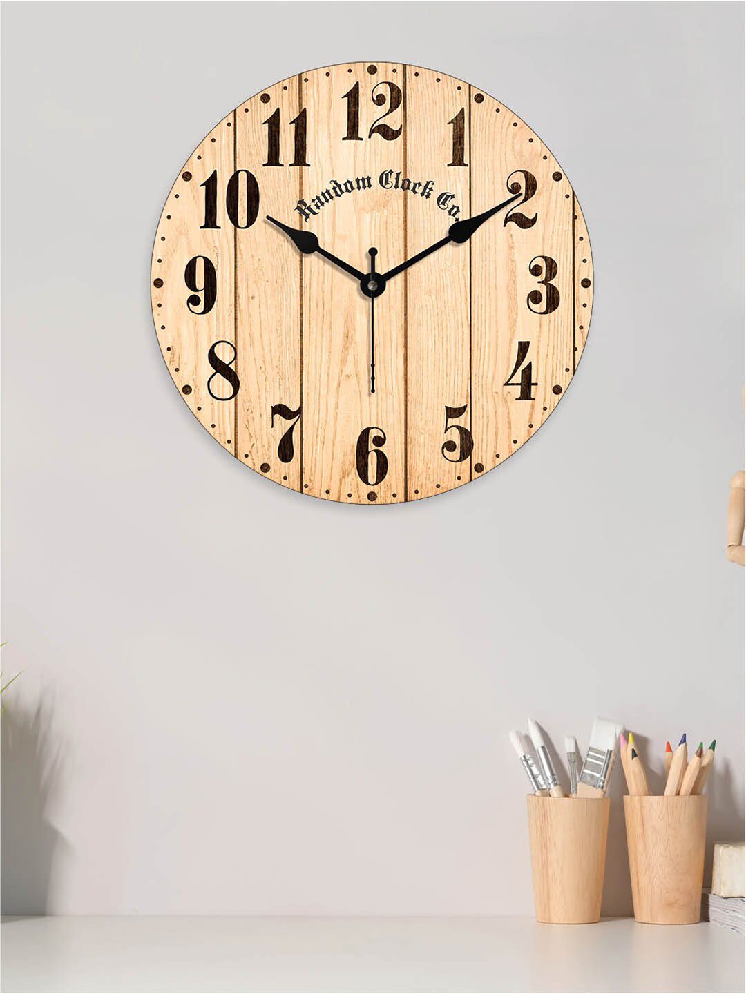 RANDOM Printed Contemporary Wall Clock Price in India