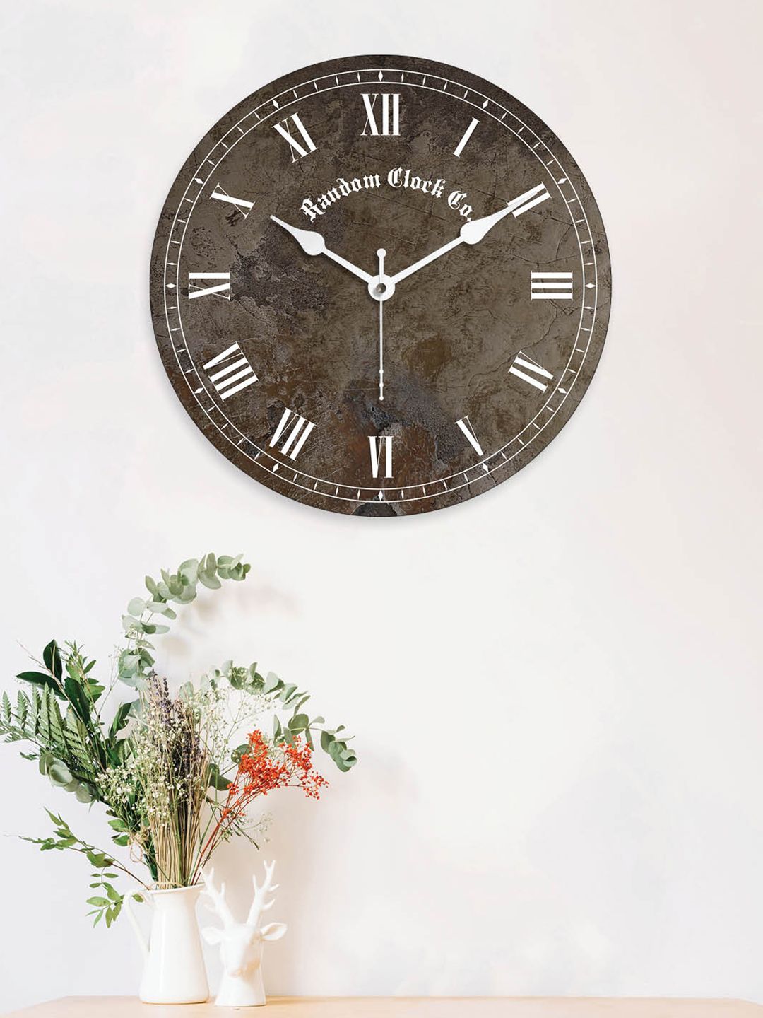 RANDOM Printed Contemporary Wall Clock Price in India