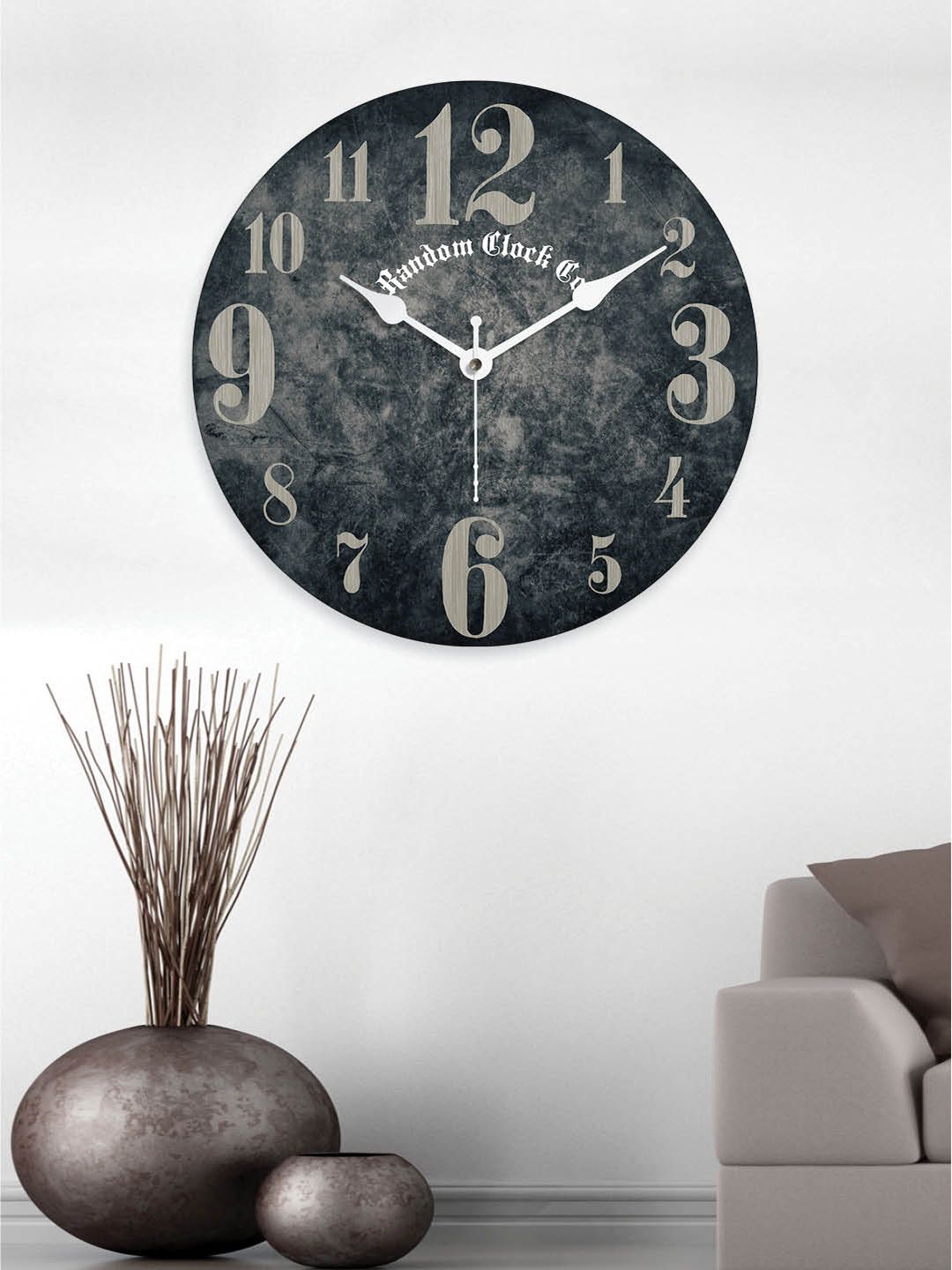 RANDOM Printed Contemporary Wall Clock Price in India