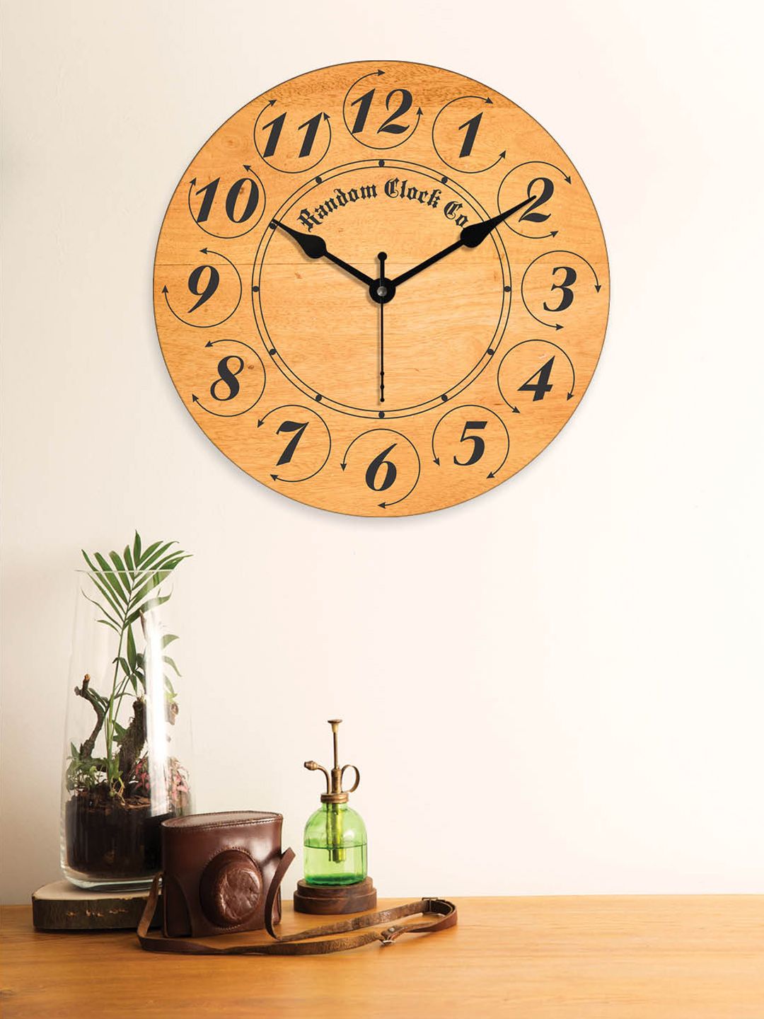 RANDOM Printed Contemporary Wall Clock Price in India