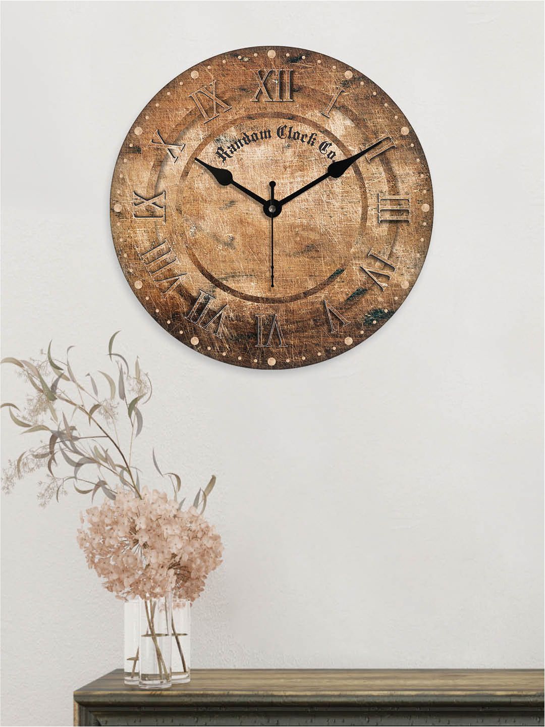 RANDOM  Printed Contemporary Wall Clock Price in India